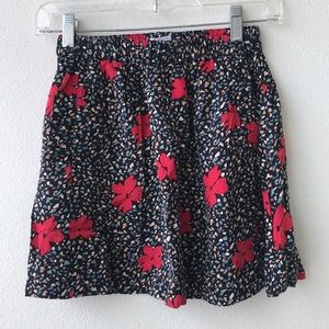 Urban outfitters floral skirt elastic waistband
